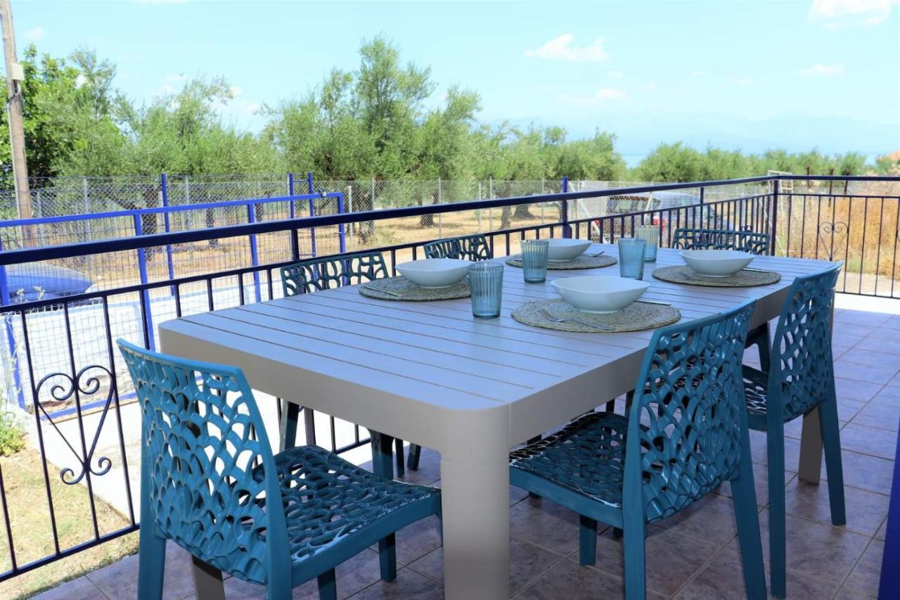 Villa Blue Cocoon - Chrani Messinia Peloponnese- Sea View 800 M From Beach Eksteriør billede