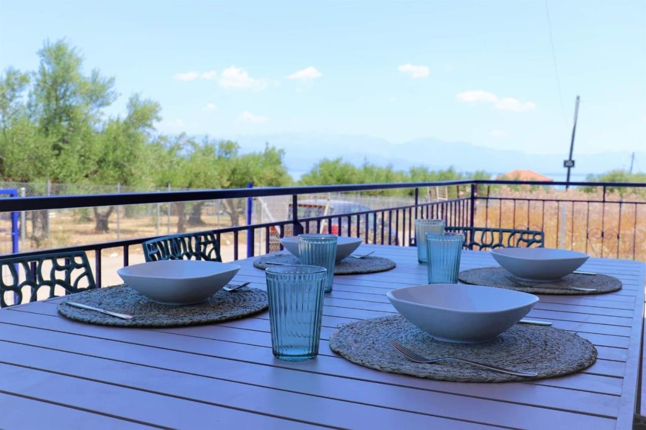 Villa Blue Cocoon - Chrani Messinia Peloponnese- Sea View 800 M From Beach Eksteriør billede