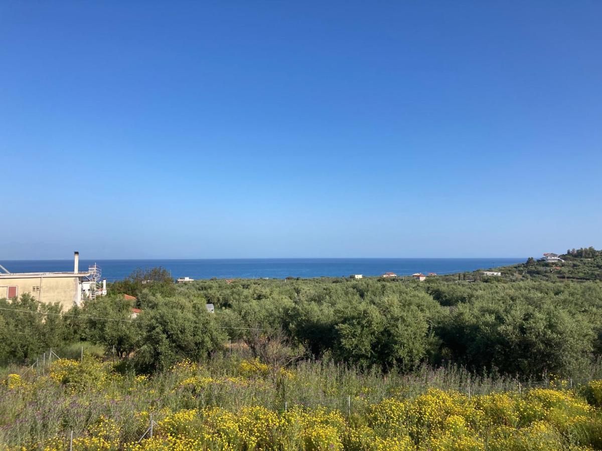 Villa Blue Cocoon - Chrani Messinia Peloponnese- Sea View 800 M From Beach Eksteriør billede