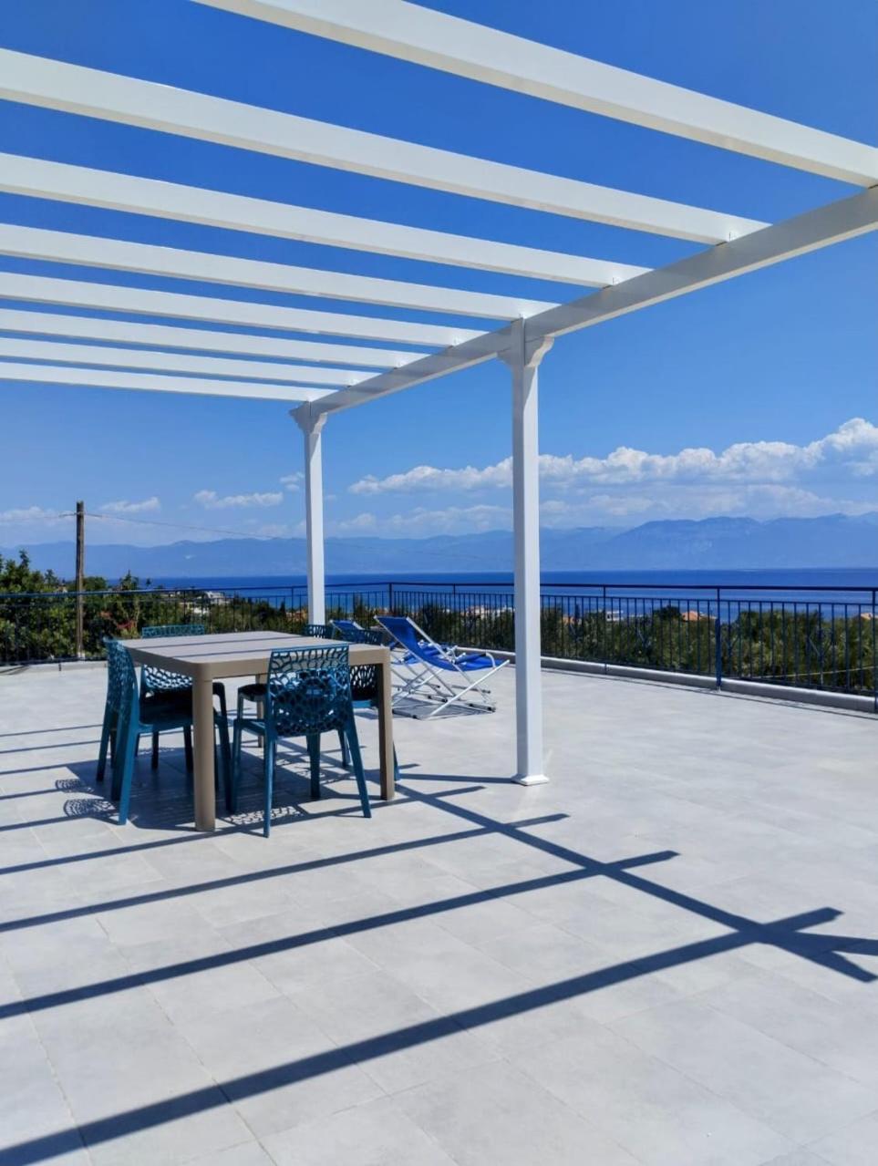 Villa Blue Cocoon - Chrani Messinia Peloponnese- Sea View 800 M From Beach Eksteriør billede