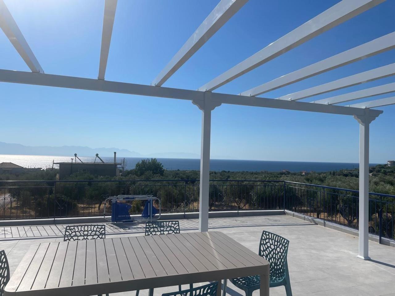 Villa Blue Cocoon - Chrani Messinia Peloponnese- Sea View 800 M From Beach Eksteriør billede